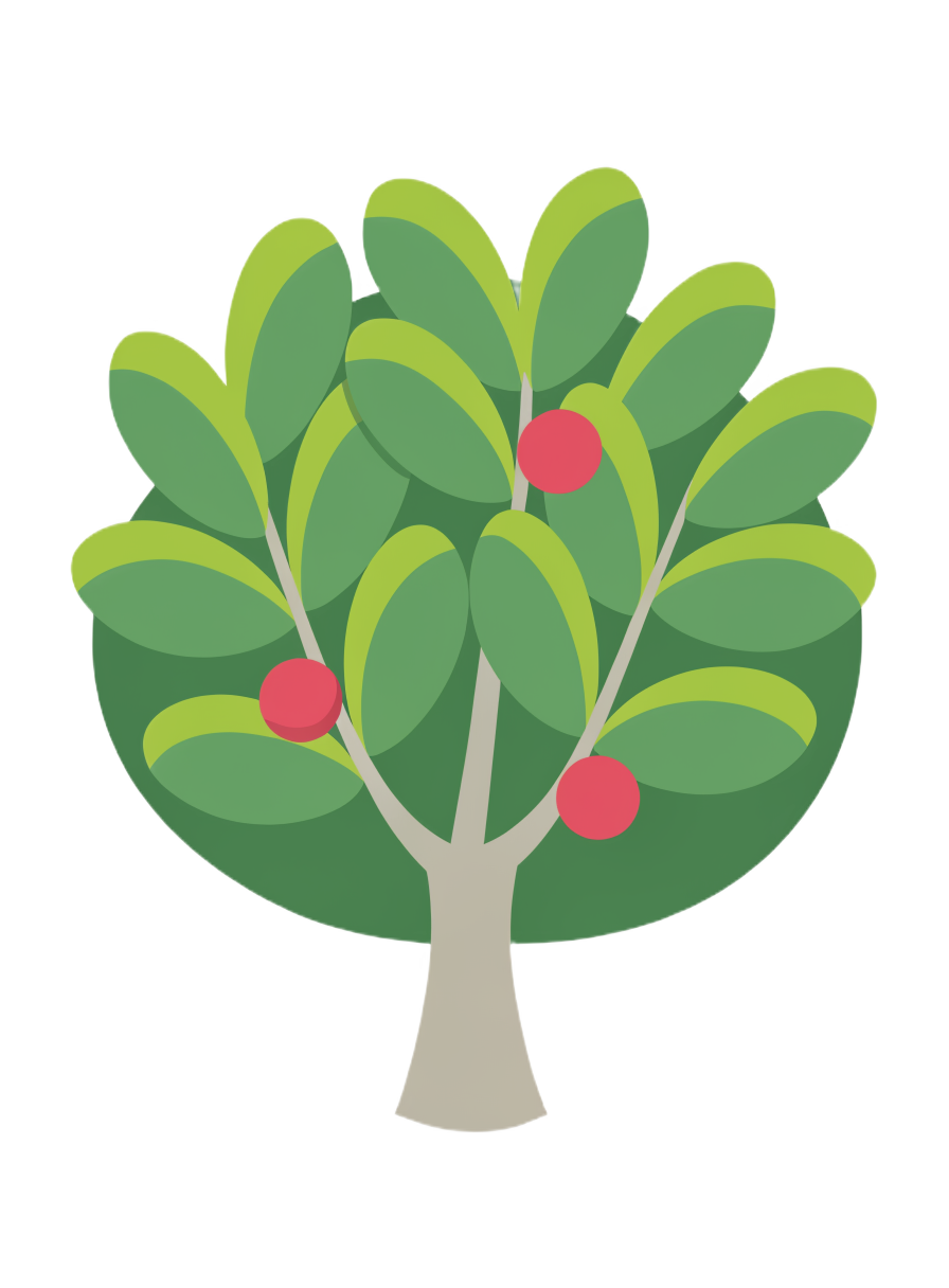 Berry bush — grown from a completed activity