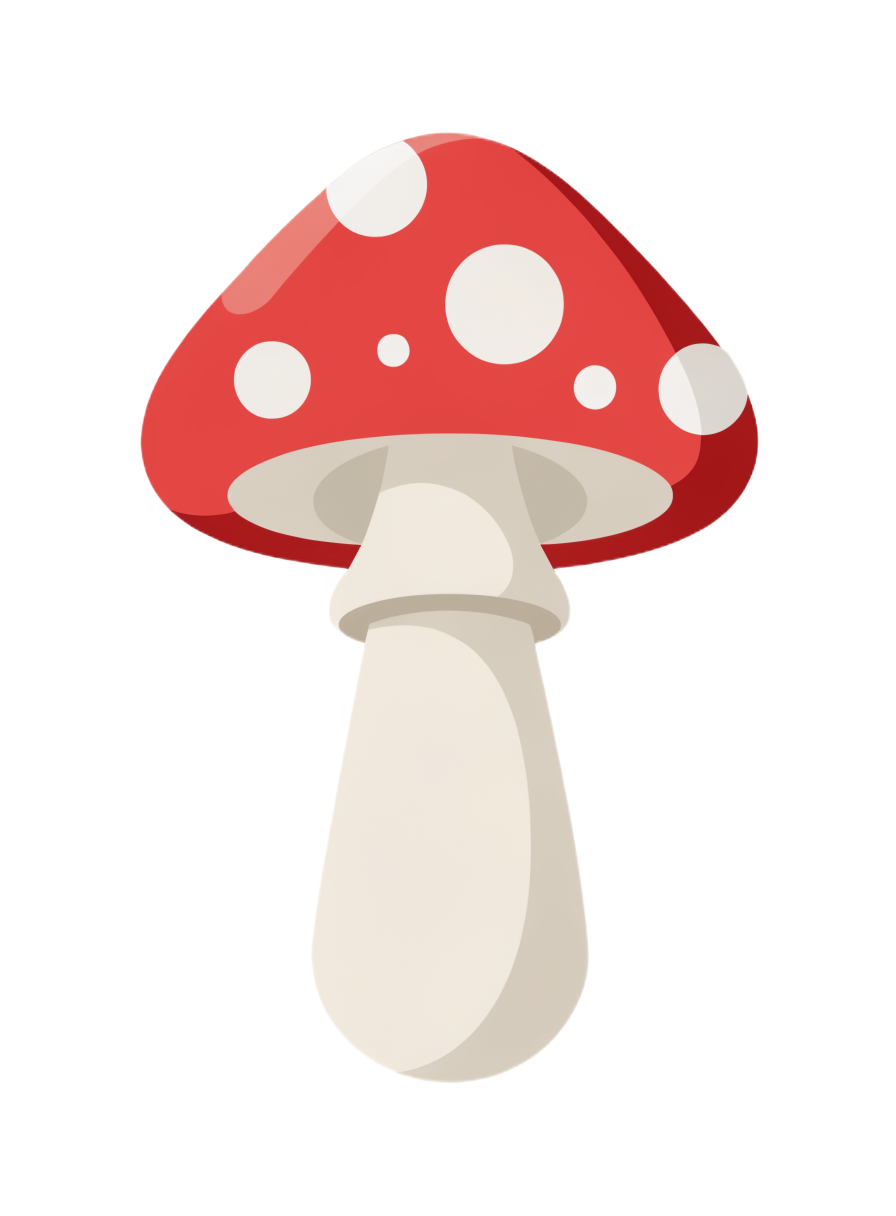 Mushroom — grown from a completed activity